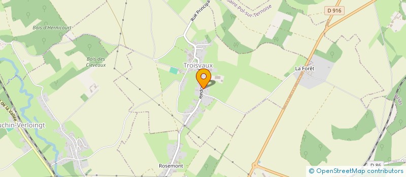 localisation de l'entreprise ARTS ET BIENFAISANCE LES PERES LA JOIE  TROISVAUX