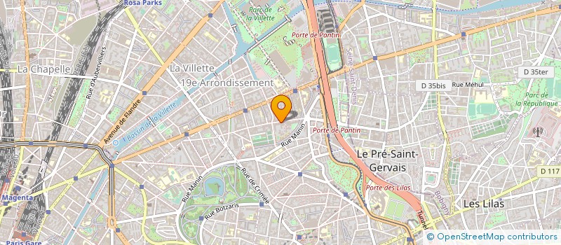 localisation de l'entreprise ARTS ET BOIS à PARIS