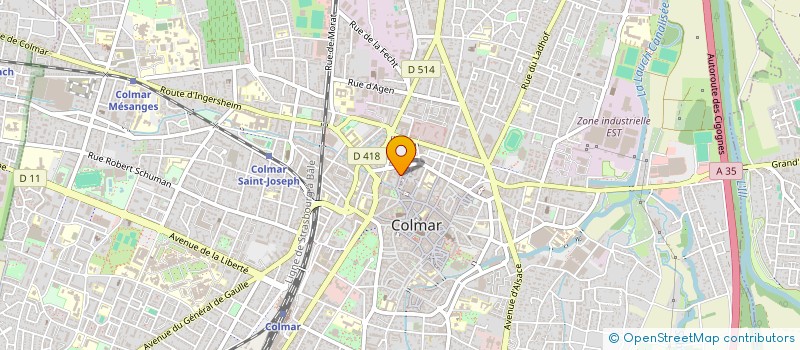 localisation de l'entreprise ARTS ET CADEAUX à COLMAR