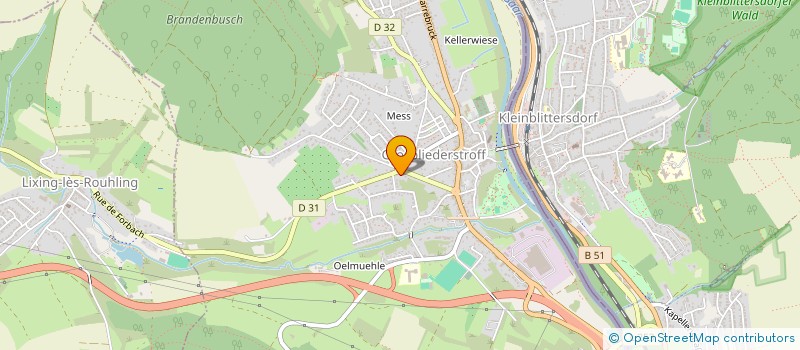 localisation de l'entreprise ARTS ET CERAMIQUES DE L EST à GROSBLIEDERSTROFF