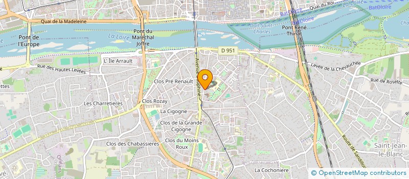 localisation de l'entreprise ARTS ET CIVILISATIONS  ORLEANS