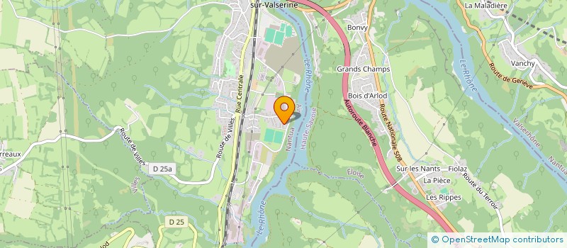 localisation de l'entreprise ARTS ET COMBATS DE LA VALSERINE à VALSERHONE