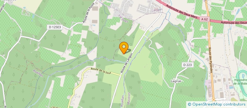 localisation de l'entreprise ARTS ET COMBATS SUD GIRONDE  ROAILLAN