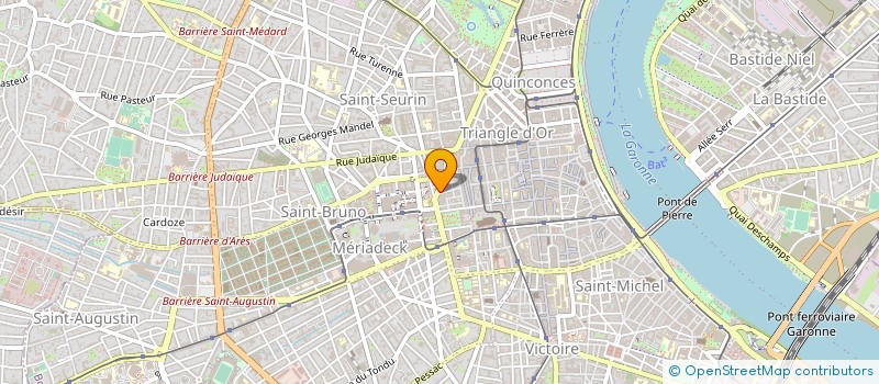 localisation de l'entreprise ARTS ET COMMUNICATION à BORDEAUX