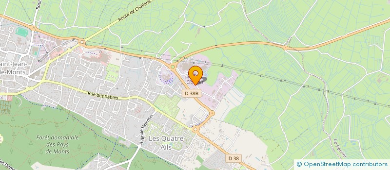 localisation de l'entreprise ARTS ET COULEURS à SAINT-JEAN-DE-MONTS