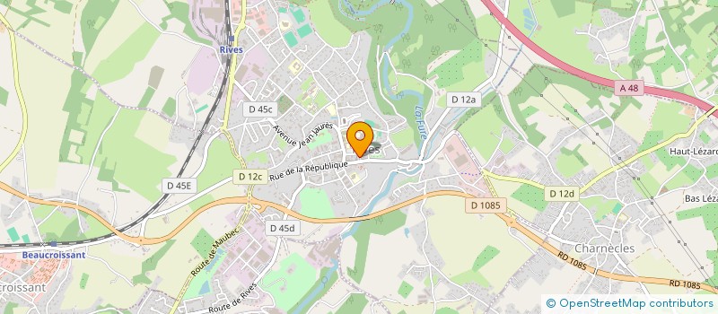 localisation de l'entreprise ARTS ET COULEURS  RIVES