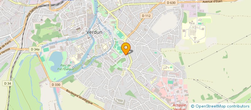 localisation de l'entreprise ARTS ET COULEURS DU MONDE à VERDUN