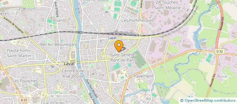 localisation de l'entreprise ARTS ET COUTUMES DE MAYENNE à LAVAL