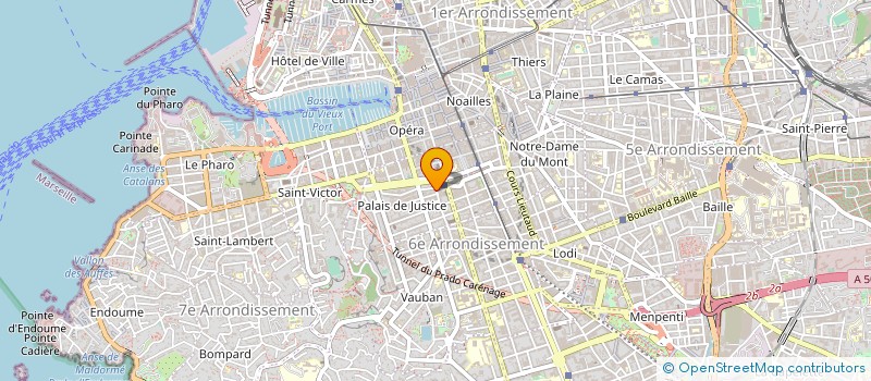localisation de l'entreprise ARTS ET CREATIONS à MARSEILLE