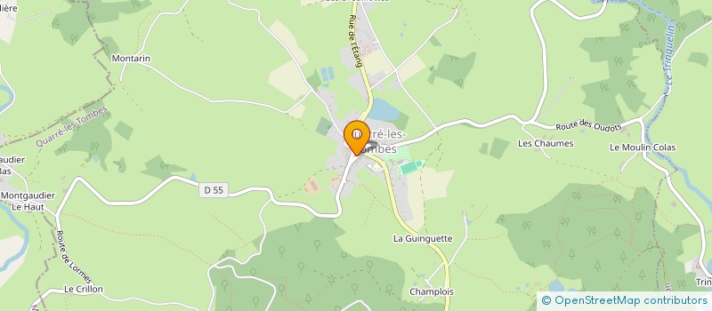 localisation de l'entreprise ARTS ET CREATIONS EN MORVAN  QUARRE-LES-TOMBES