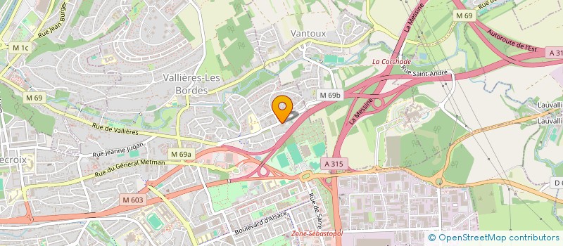 localisation de l'entreprise ARTS ET CULTURE  METZ