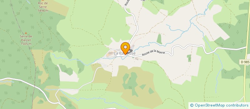 localisation de l'entreprise ARTS ET CULTURE EN MARGERIDE-EST  SAINT BONNET-LAVAL