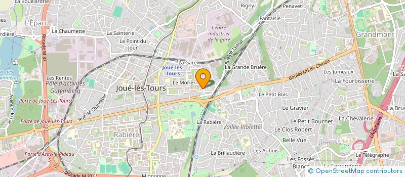 localisation de l'entreprise ARTS ET CULTURE ORGANISATION à JOUE-LES-TOURS