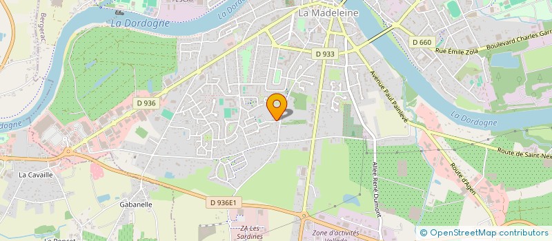 localisation de l'entreprise ARTS ET CULTURES MAROCAINS SANS FRONTIERES  BERGERAC