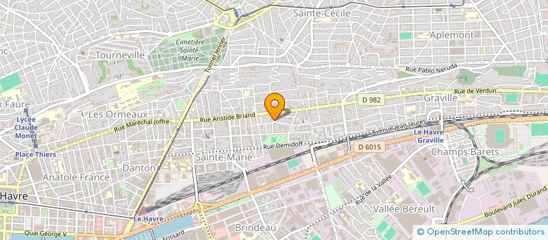 localisation de l'entreprise ARTS ET DANSES POPULAIRES à LE HAVRE