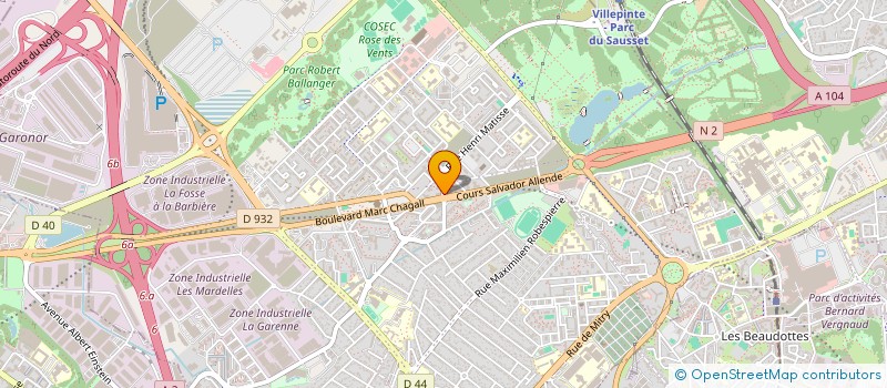 localisation de l'entreprise ARTS ET DECO DES AULNES à AULNAY-SOUS-BOIS