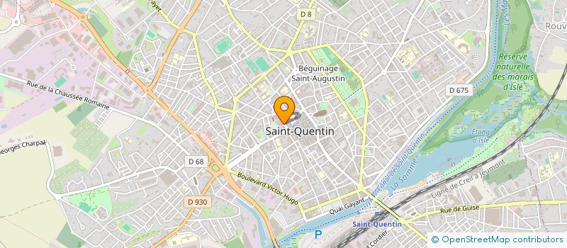 localisation de l'entreprise ARTS ET DECO XENIE à SAINT-QUENTIN