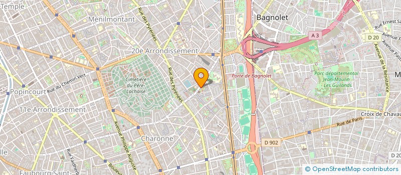 localisation de l'entreprise ARTS ET DECORS à PARIS