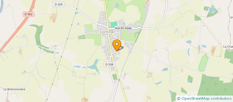 localisation de l'entreprise ARTS ET DECOUVERTES DU PAYS DE MAYENNE  COMMER