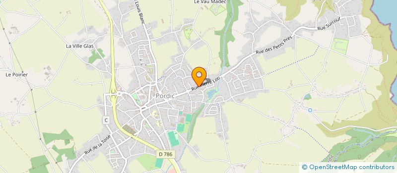 localisation de l'entreprise ARTS ET EVOLUTION à PORDIC