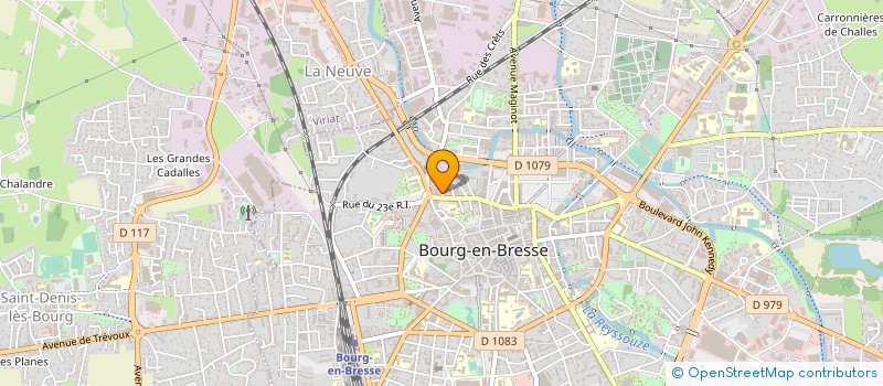 localisation de l'entreprise ARTS ET FITNESS à BOURG-EN-BRESSE