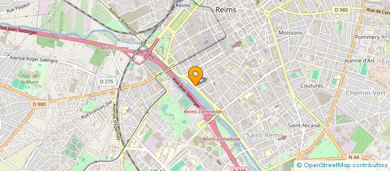 localisation de l'entreprise ARTS ET LETTRES  REIMS