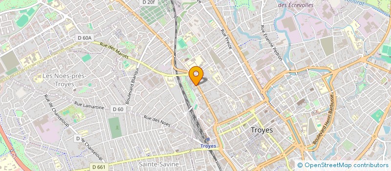 localisation de l'entreprise ARTS ET LOISIRS 2000 à TROYES