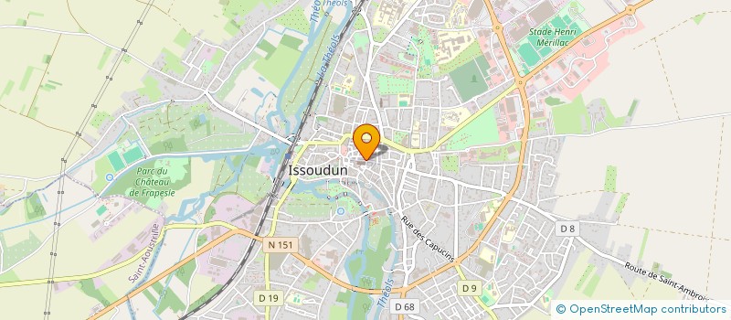 localisation de l'entreprise ARTS ET LOISIRS à ISSOUDUN