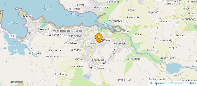 localisation de l'entreprise ARTS ET LOISIRS  GUISSENY