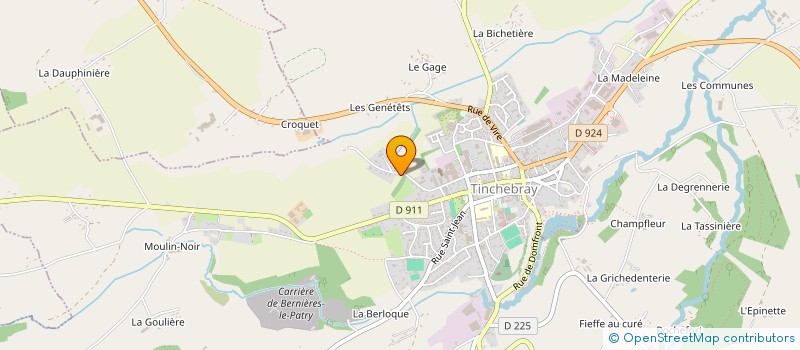 localisation de l'entreprise ARTS ET LOISIRS A TINCHEBRAY à TINCHEBRAY-BOCAGE