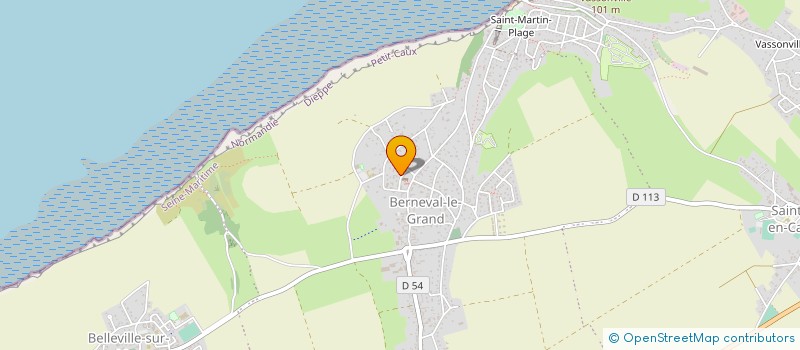 localisation de l'entreprise ARTS ET LOISIRS BERNEVALAIS  PETIT-CAUX