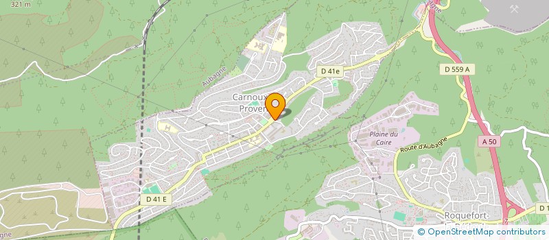 localisation de l'entreprise ARTS ET LOISIRS GESTION à CARNOUX EN PROVENCE