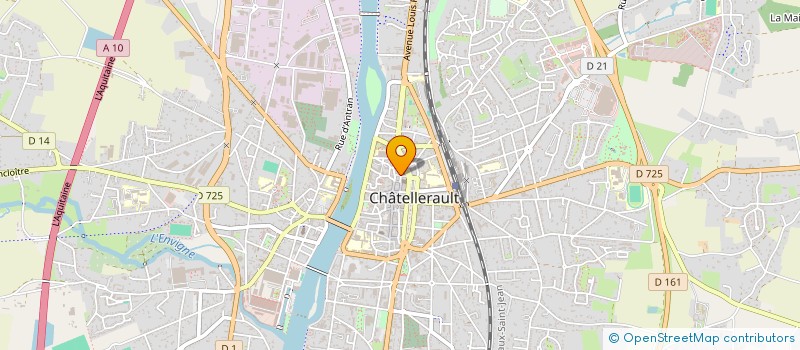 localisation de l'entreprise ARTS ET LOISIRS POPULAIRES DE LA VIENNE à CHATELLERAULT