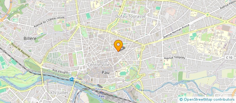 localisation de l'entreprise ARTS ET MATIERES à PAU