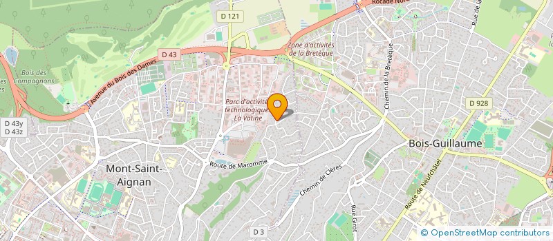 localisation de l'entreprise ARTS ET MEDIAS  MONT-SAINT-AIGNAN