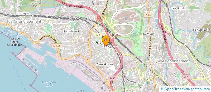 localisation de l'entreprise ARTS ET METIERS DU BOIS POSE à MARSEILLE