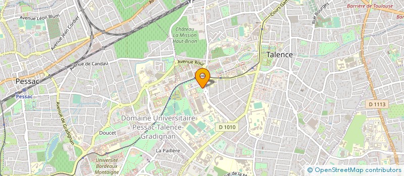 localisation de l'entreprise ARTS ET METIERS RACING TEAM BORDEAUX  TALENCE