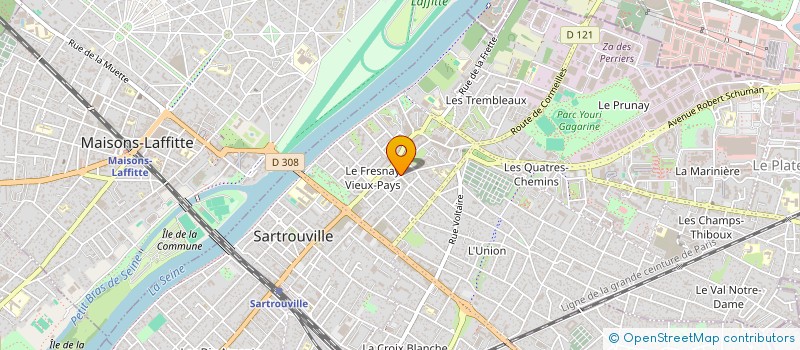 localisation de l'entreprise ARTS ET METIERS REFRACTAIRES à SARTROUVILLE