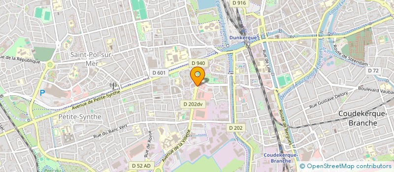 localisation de l'entreprise ARTS ET MUSIQUE GUS VISEUR à DUNKERQUE