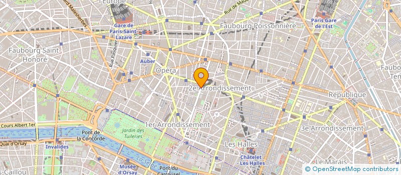localisation de l'entreprise ARTS ET PIERRE à PARIS