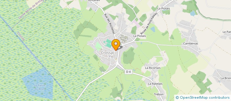 localisation de l'entreprise ARTS ET PLAISIR  CROSSAC