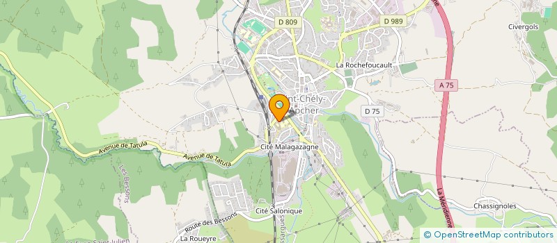 localisation de l'entreprise ARTS ET REGARDS à SAINT-CHELY-D'APCHER