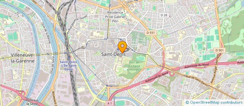 localisation de l'entreprise ARTS ET RENCONTRES  SAINT-DENIS