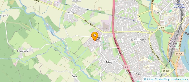 localisation de l'entreprise ARTS ET SANTE  SAINT-REMY