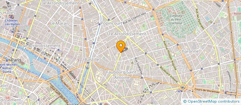 localisation de l'entreprise ARTS ET SCENES ORGANISATION  PARIS