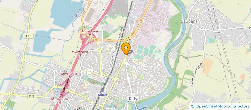 localisation de l'entreprise ARTS ET SOLS CONCEPT  MURET