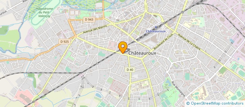 localisation de l'entreprise ARTS ET SONS ACTIVITES à CHATEAUROUX