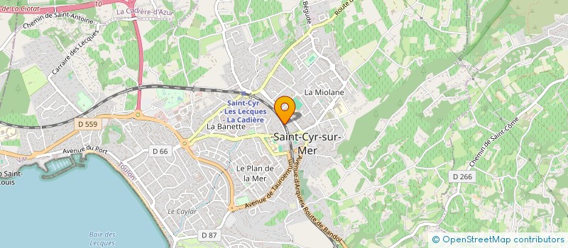 localisation de l'entreprise ARTS ET SPECTACLES à SAINT-CYR-SUR-MER