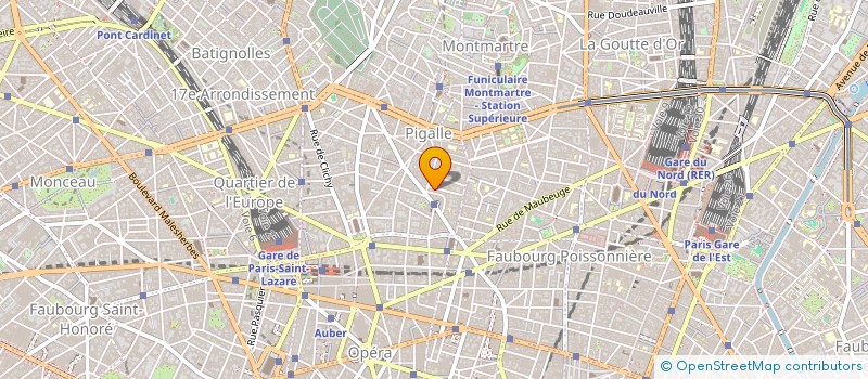 localisation de l'entreprise ARTS ET SPECTACLES PRODUCTIONS à PARIS
