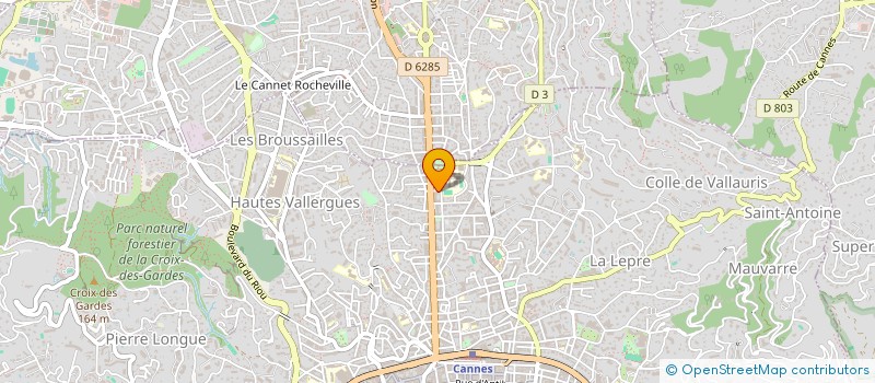 localisation de l'entreprise ARTS ET SPORTS EN PROVENCE  CANNES